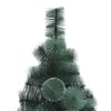 vidaXL Artificial Pre-lit Christmas Tree with Stand Green 180 cm PET
