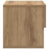 vidaXL Wall-mounted Bedside Cabinet Artisian Oak