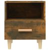 vidaXL Bedside Cabinets 2 pcs Smoked Oak 40x35x47 cm