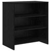 vidaXL Sideboard 3 pcs Black Oak 70 x 41 x 75 cm Engineered Wood