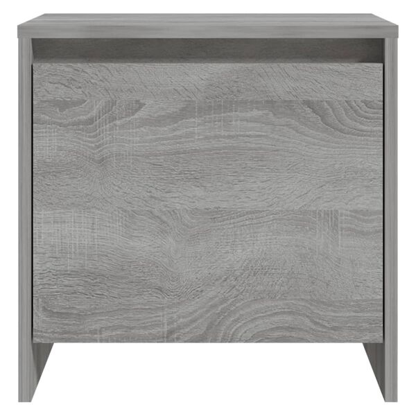 vidaXL Bedside Cabinet Grey Sonoma 45x34x44.5 cm Engineered Wood
