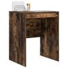 vidaXL Desk Smoked Oak 60 x 50 x 76 cm