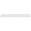 vidaXL Floating Wall Shelves 4 pcs High Gloss White 120x23.5x3.8 cm MDF
