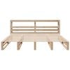 vidaXL Bed Frame without Mattress 180x200 cm Super King Solid Wood Pine