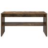 vidaXL TV Cabinet Smoked Oak 80x40x40 cm Engineered Wood