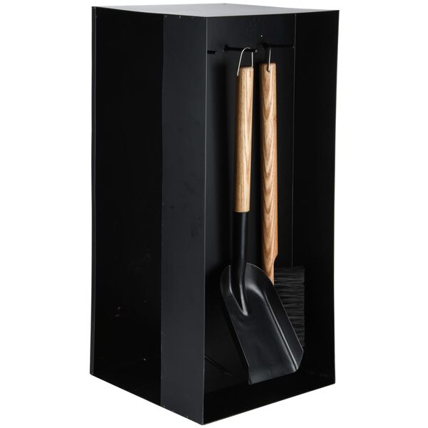 Esschert Design Wood Storage Fire Place Tools Black Steel FF407