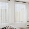 vidaXL Lace Curtain with Curtains Floral White 260 x 1200 cm Polyester