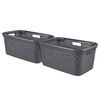 Curver Laundry Basket Set Style 2x45L Anthracite