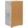 vidaXL Storage Cabinets 2 pcs Concrete Grey 60 x 48 x 105 cm