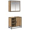 vidaXL Bathroom Furniture Set 2 pcs Artisan Oak Engineered Wood
