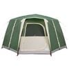 vidaXL Cabin Tent with Roof with Storage Green 425 x 396 x 222 cm