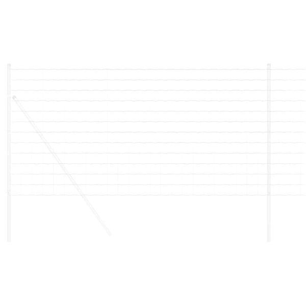 vidaXL Euro Fence Silver 1.6 x 10 m Hot dip galvanized iron