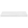 vidaXL Floating Wall Shelves 2 pcs High Gloss White 60x23.5x3.8 cm MDF