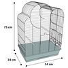 FLAMINGO Budgie Cage Wammer 1 54x34x75 cm Copper