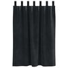 vidaXL Blackout Curtains 2 pcs Black 140 x 140 cm Velvet