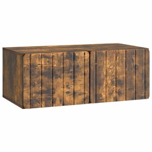 vidaXL Wall-Mounted TV Cabinet Smoked Oak 78.5 x 41 x 30 cm