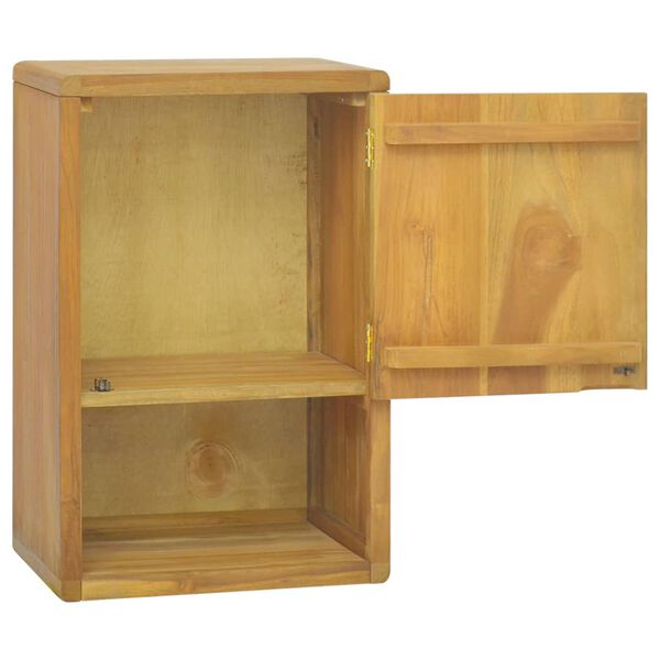 vidaXL Wall-mounted Bathroom Cabinet 45x30x70 cm Solid Wood Teak