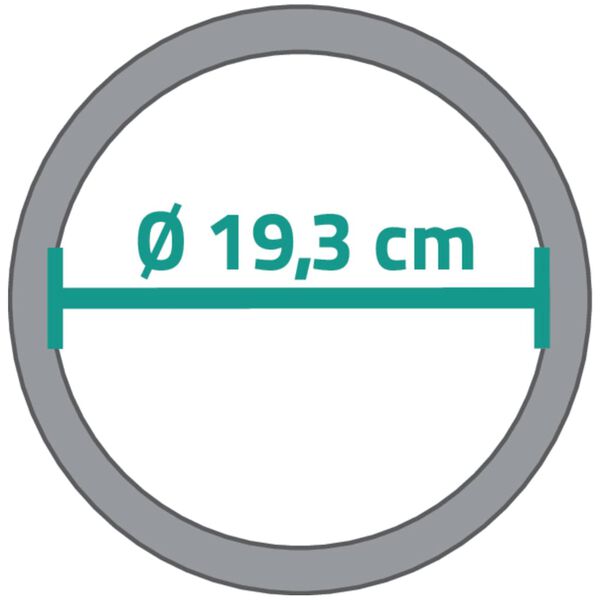 RIDDER Wall-Mounted Make-Up Mirror Belle 19.3 cm