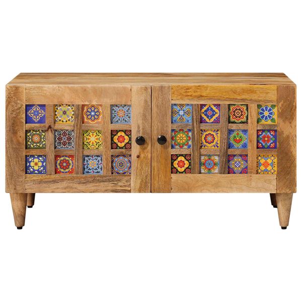 vidaXL Coffee Table Natural 80 x 50 x 40 cm Solid Mango Wood