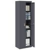 vidaXL Storage Cabinet with Storage 2 pcs Anthracite 60 x 40 x200 cm