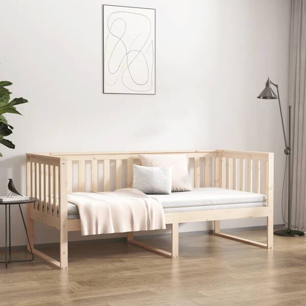 vidaXL Day Bed without Mattress 100x200 cm Solid Wood Pine