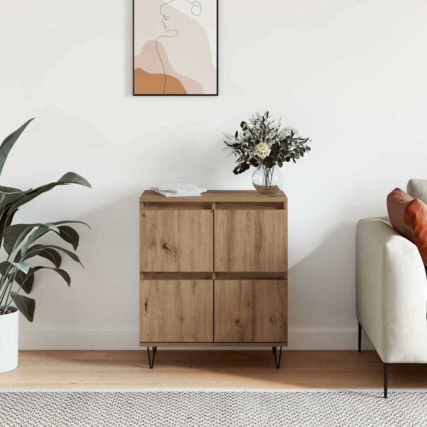vidaXL Sideboard Artisan Oak 60 x 35 x 70 cm