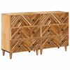 vidaXL Storage Cabinets 2 pcs Brown 60 x 33.5 x 75 cm Solid Mango Wood