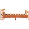 vidaXL Bed Frame without Mattress Wax Brown 140x200 cm Solid Wood Pine