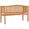 vidaXL Garden Bench 150 cm Solid Teak Wood