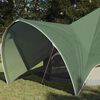 vidaXL Teepee Tent with Roof Green and Grey 312 x 312 x 197 cm
