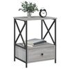 vidaXL Bedside Table Grey Sonoma 50x41x65 cm Engineered Wood