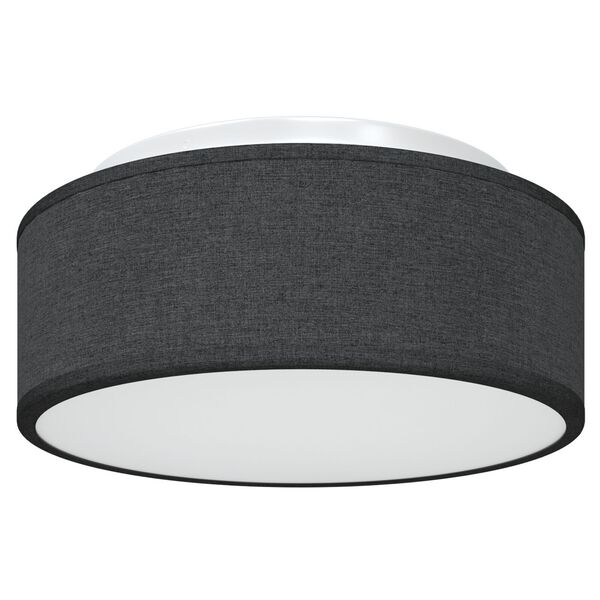 vidaXL Ceiling Lamp Black 30 x 13.5 cm Fabric