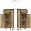 vidaXL Bathroom Cabinet Artisian Oak 40 x 30 x 100 cm Engineered Wood