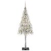 vidaXL Christmas Tree with 150 LEDs White 150 cm PE and Steel