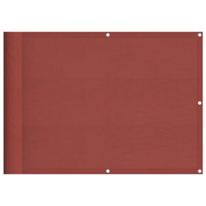 vidaXL Balcony Screen Terracotta 75x700 cm 100% Polyester Oxford