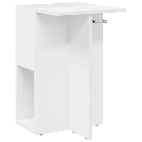 vidaXL End Table White 35 x 40 x 55 cm Engineered Wood