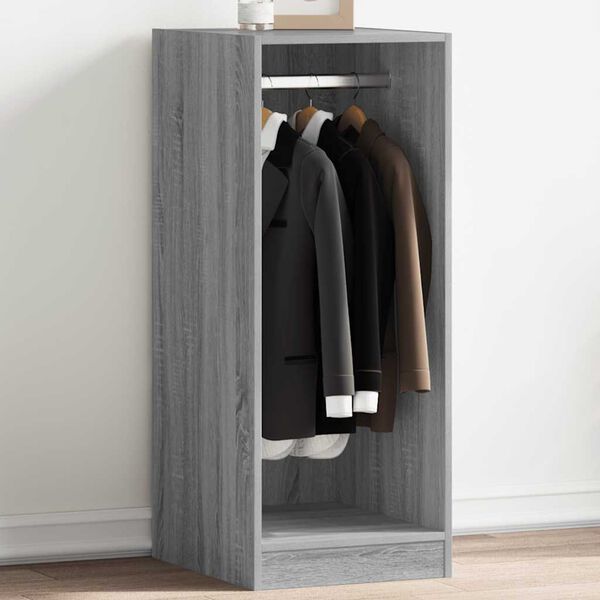 vidaXL Wardrobe Grey Sonoma 48x41x102 cm Engineered Wood