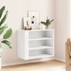 vidaXL Wall Cabinet White 75x35x60 cm Engineered Wood