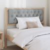 vidaXL Headboard Other Brown and light grey 100 cm Solid pine wood