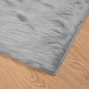 vidaXL Faux Sheepskin Rug Tafalla Grey 160 x 230 cm Polyester