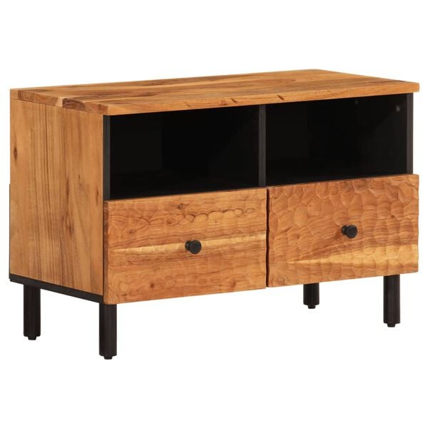 vidaXL TV Cabinet 70x33x46 cm Solid Wood Acacia