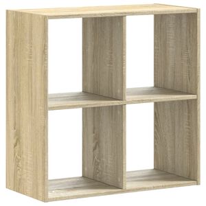 vidaXL Bookcase Sonoma Oak 68,5x32x68,5 cm Engineered Wood