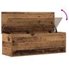 vidaXL Storage Box Old Wood 102 x 35 x 35 cm Engineered Wood