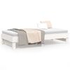 vidaXL Pull-out Day Bed without Mattress White 2x(75x190) cm