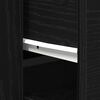 vidaXL Highboard Black Oak 80 x 33 x 150 cm Engineered Wood