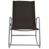 vidaXL Garden Swing Chair Black 95x54x85 cm Textilene