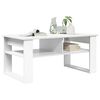 vidaXL Coffee Table with Storage White 96 x 54 x 44 cm Engineered Wood