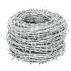 vidaXL Barbed Wire Silver 100 m Hot-dip Galvanised Steel
