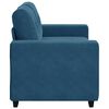 vidaXL Sofa Blue 160 x 77 x 82 cm Fabric
