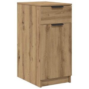 vidaXL Desk Cabinet Artisan Oak 33x50x75 cm Engineered Wood